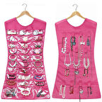 Elbise Şeklinde Takı Organizeri - Pembe