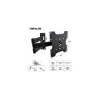 Technozi Tüm Markalar ile Uyumlu Televizyon Duvar Asma Aparatı Hareketli Üç Kollu 32'' 82-102 CM