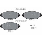 Textar 2473806 Fren Balatası Ön Gdb2219 Vw Passat-Tıguan-Arteon Bm 15 >