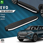 S-Dizayn TOGG T10X Evo Aluminyum Yan Basamak 203 Cm 2023 Üzeri A+ Kalite