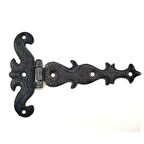 Antika Tarz Dekoratif Pirinç Kuyruklu Kelebek Menteşe - 94x147 mm, Oksit