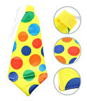 Palyaço Kravatı Lastikli Geniş Kesim 17x37 cm
