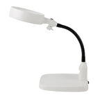 Masaüstü 10X Led Işıklı Büyüteç Okuma El Sanatları Onarım Büyüteç 7765