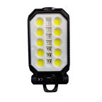 USB Şarjlı Çalışma Kamp Işıldak Lamba Katlanır Mıklatıslı Ayak 2525