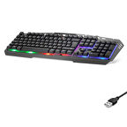 Kablolu Klavye Q Rgb Raınbow Gri OKW213G
