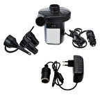 Yatak - Havuz Şişirme Boşaltma Pompası Araç Çakmak + 220V Çift Başlık