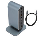 ZR773 Type-C Support 4K 12 İn 1 Dock Model Pd Station