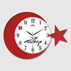 Ay Yildiz Duvar Saati 134-4