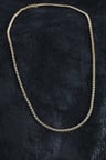 316L Çelik Örme Zincir Model Gold Renk Erkek Kolye TJ-ERK1391