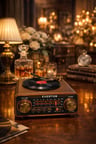 Plak Görünümlü Nostaljik Radyo RT-604