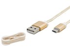 Usb Micro To Usb Şarj Ve Data Kablosu Ps4 Gamepad Uyumlu Hasır 1.5 M HD4338