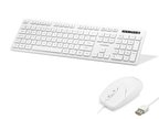 Klye Ve Mouse Seti - Beyaz KM8520