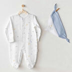 Ocean İs My Happy Place Bebek Tulum Takım White