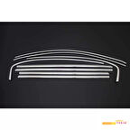 Fiat Egea SD/HB 2015 Sonrası Cam Çerçevesi 8 Parça Paslanmaz Çelik