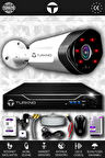TURKNO 1 Kameralı Galia 1 Dış Kamera Set 320 GB HDD Full HD Gece Görüşlü Güvenlik Kamerası Sistemi