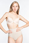 Kadın Bej Dikişsiz Düşük Bel Double Slip Korse