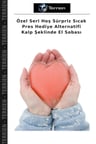 Özel Seri Hoş Sürpriz Sıcak Pres Hediye Alternatifi Kalp Şeklinde El Sobası
