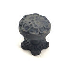 Antika Tarz Dekoratif Pirinç Anıt Mobilya, Çekmece Düğme - 25 Mm, Oksit