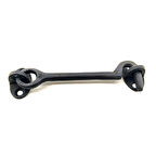 Antika Tarz Dekoratif Pirinç  Çengeli - 13cm, Oksit