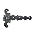 Antika Tarz Dekoratif Pirinç Kuyruklu Kelebek Menteşe - 63x100 Mm, Oksit