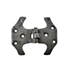 Antika Tarz Dekoratif Pirinç Fit Menteşe - 67 Mm, Oksit