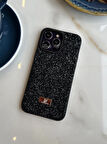 iPhone (16 Pro) uyumlu Lüks Taşlı Kılıf