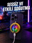 Manyetik Telefon Soğutucu RGB Fanlı Mobil Oyun Soğutucusu