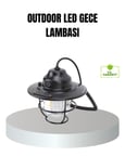 Retro Kamp Lambası Su Geçirmez Taşınabilir Gece Işığı Uzun Pil Ömürlü