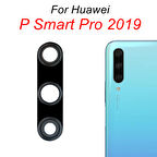 Tkgz Huawei Uyumlu P Smart PRO Arka Kamera Camı Lens Yapışkanlı