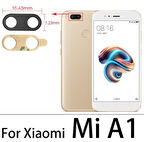 Xiaomi Mİ A1 Arka Kamera Camı Lens Yapışkanlı