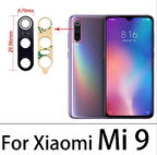 Xiaomi Mİ 9 Arka Kamera Camı Lens Yapışkanlı