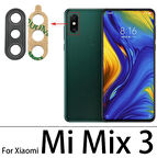 Xiaomi Mİ MİX 3 Arka Kamera Camı Lens Yapışkanlı
