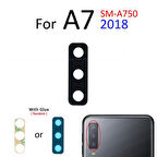 Samsung Galaxy A7 A750 2018 Arka Kamera Camı Lens Yapışkanlı