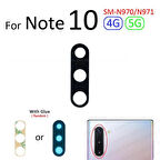 Samsung Galaxy NOTE 10 Arka Kamera Camı Lens Yapışkanlı