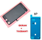 iPhone 8 PLUS Lcd Ekran dokunmatik (+TOZBANTI LW ) SİYAH
