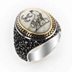 Sedef Taşlı Bozkurt Gümüş Yüzük