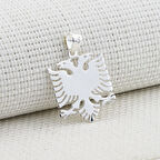 Arnavut Kartalı 925 Ayar Gümüş Kolye Ucu