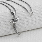 Deniz Kızı Tasarımlı 925 Ayar Gümüş Kolye