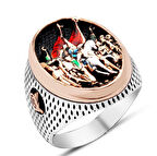 925 Ayar Gümüş Fetih 1453 Model Yüzüğü