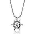 Gemi Dümeni Simgeli Erkek Kolye