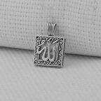 Cevşeni Kebir Dualı Allah Yazılı 925 Ayar Gümüş Kolye Ucu