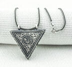 925 Ayar Allah yazılı Cevşeni Kebir kolye