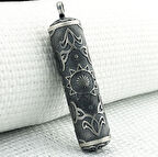 Silindir 925 Ayar Cevşen Muska Kabı