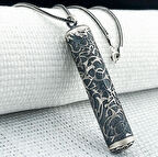 Silindir 925 Ayar Cevşen Muska Kabı Kolye