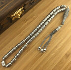 925 Ayar Gümüş Kapsül Kesim Tesbih Model 1