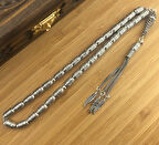 925 Ayar Gümüş Fizyon Kesim Tesbih Model 2