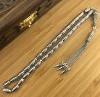 925 Ayar Gümüş Arpa Kesim Tesbih Model 7