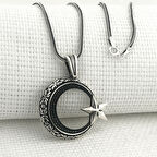 925 Ayar Gümüş Ayyıldız Kolye