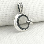 925 Ayar Gümüş Ayyıldız Kolye Ucu