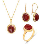 Akik Taşlı Altın Üçlü Nostalji Takım (TKM0027)